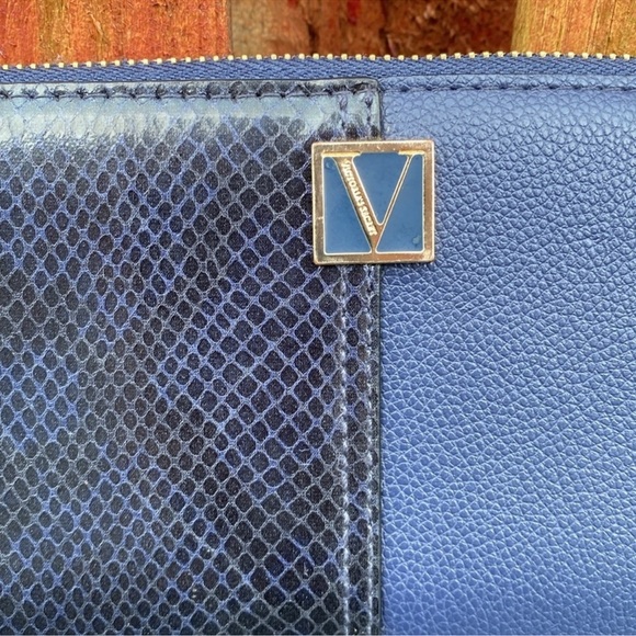 Victoria's Secret Blue and Black Snakeskin Wallet - Picture 3 of 7